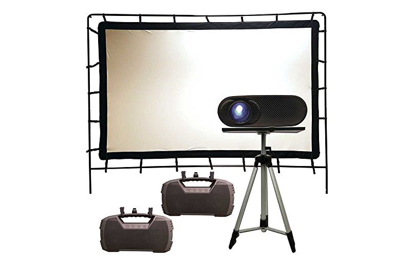 Total Homefx Outdoor Projection Pro Theatre Kit, With Hdmi And Bluetooth