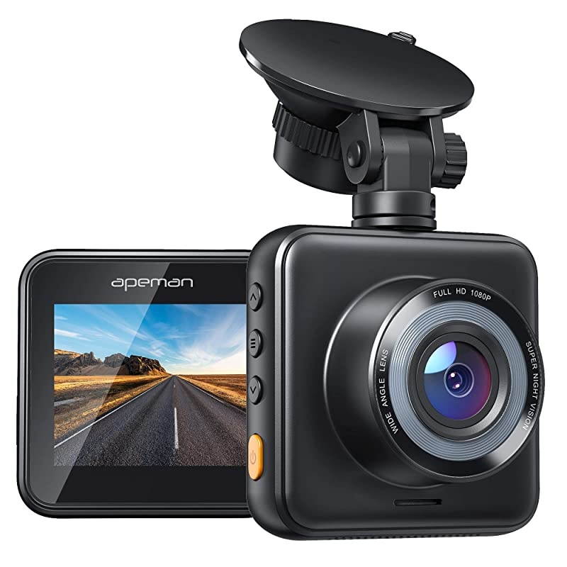 Mini Dash Cam 1080P Car Camera Driving Recorder Night Vision, 170&deg; Wide Angle, Motion Detection, Parking Monitoring, G-Sensor, Loop Recording