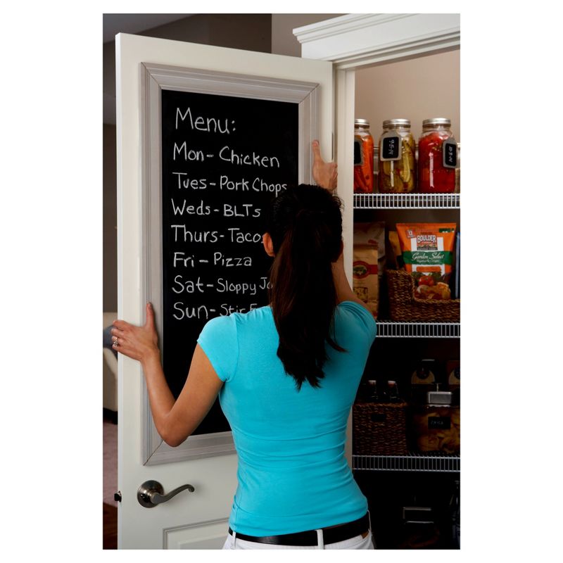 Union & Scale Wall Racks, White, Zinc/Wood UN58026