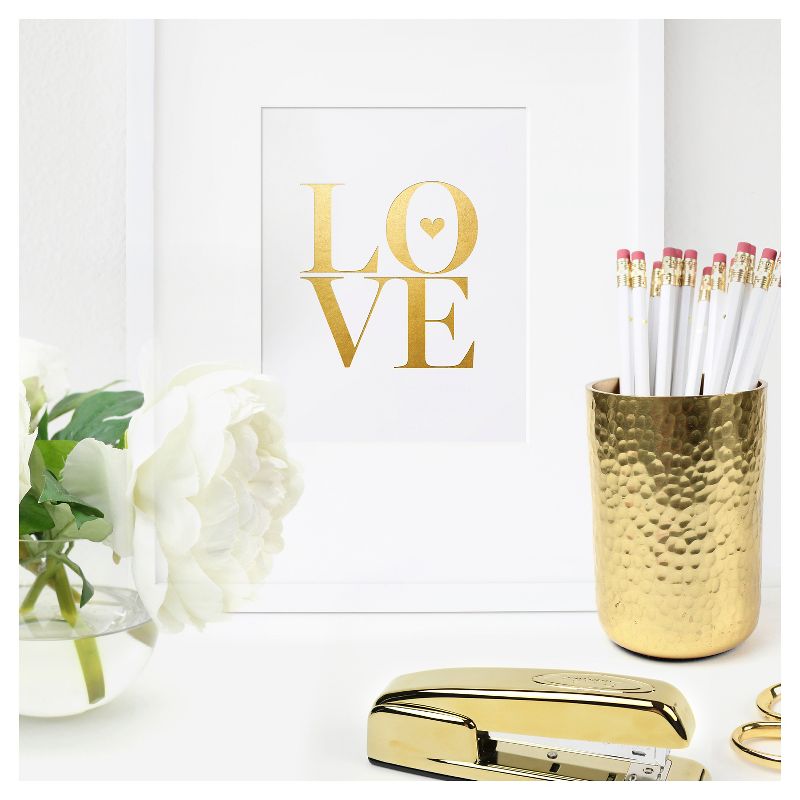 2ct "Me&You" Foil Art Cards Gold