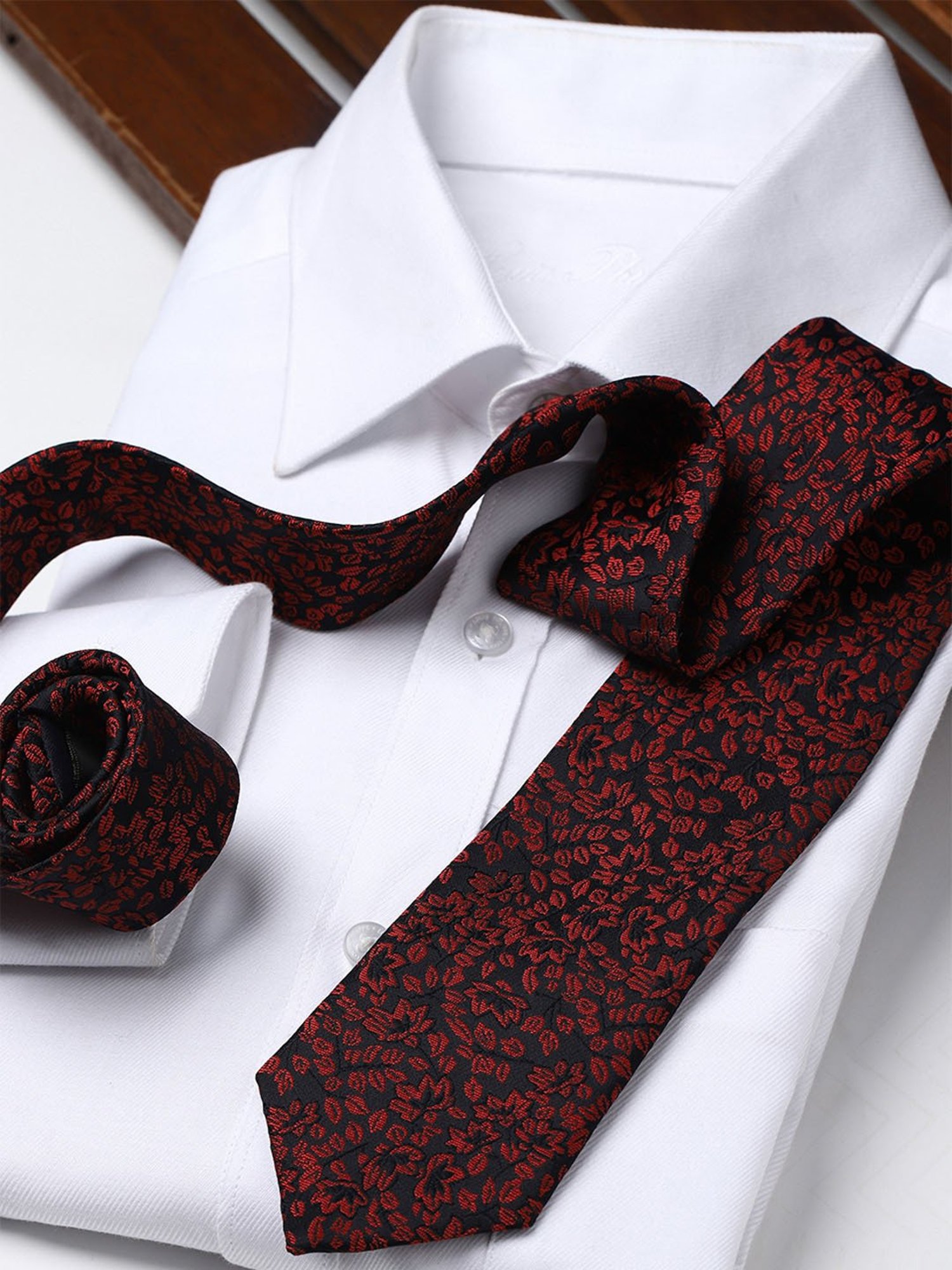 CHOKORE Yellow and Blue Printed Tie