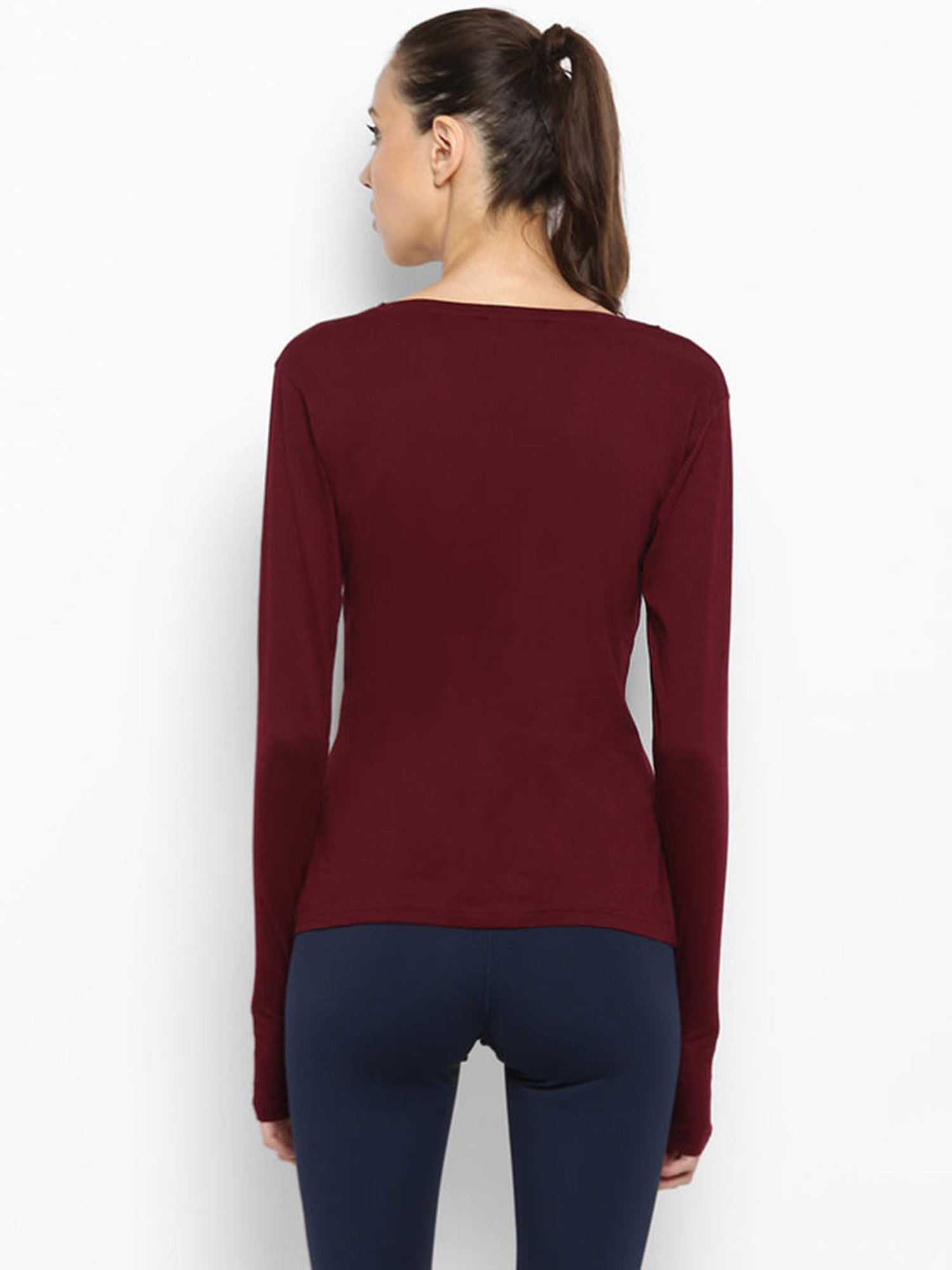 Appulse Maroon & Dark Pink Cotton T-Shirt - Pack of 2