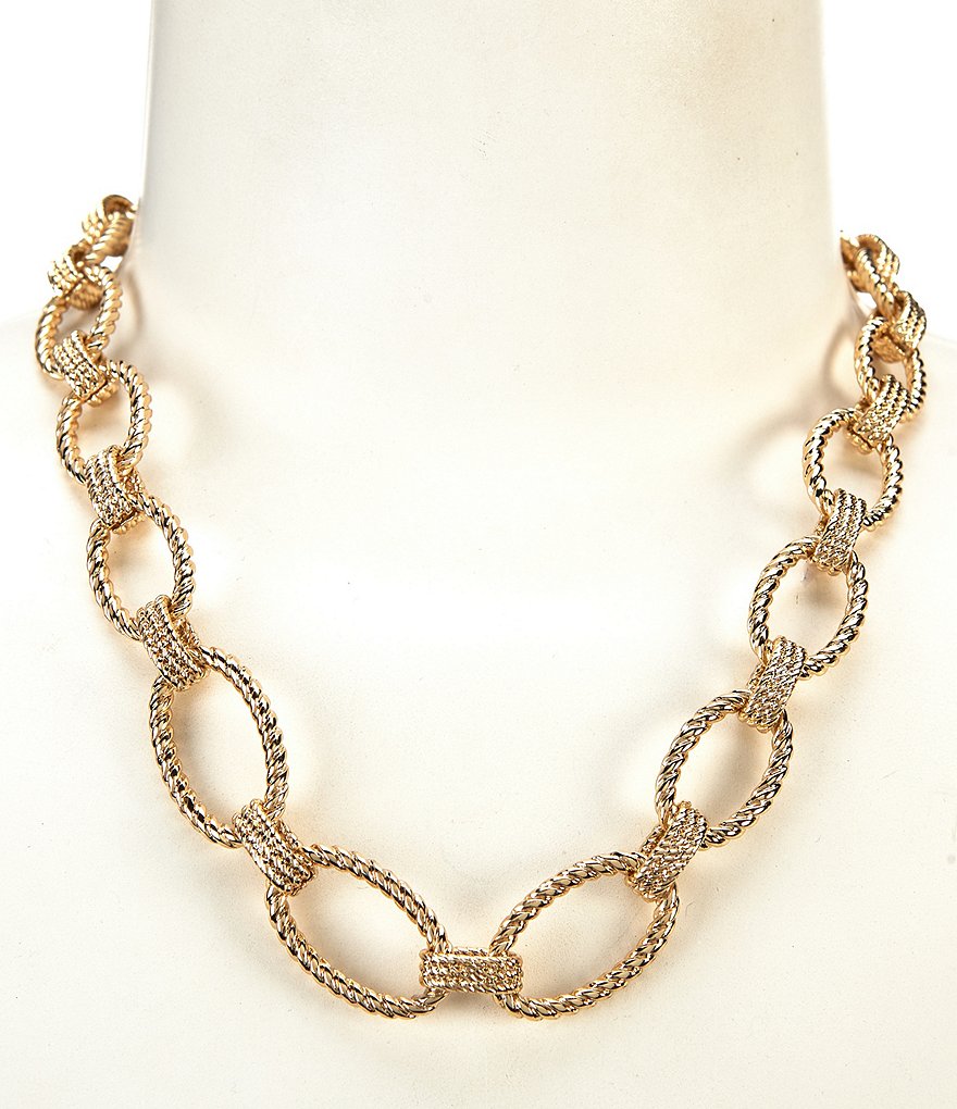 Lauren Ralph Lauren Rope Toggle Collar Necklace