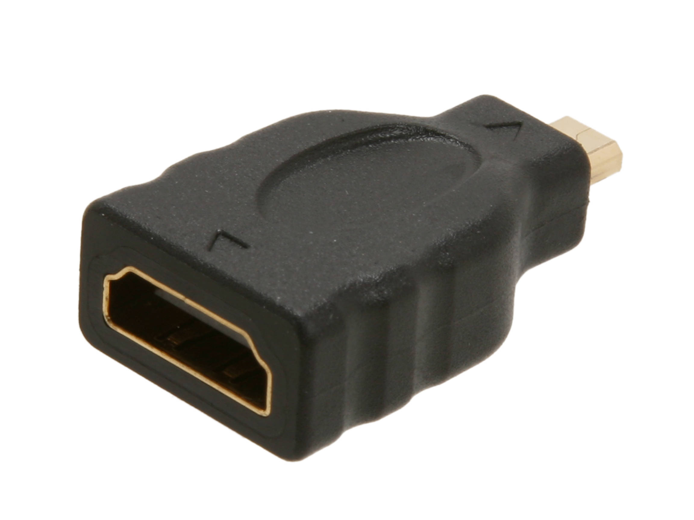 HDMI to VGA  GoldPlated HDMI to VGA Adapter Male to Female Compatible for Computer Desktop Laptop PC Monitor Projector HDTV Chromebook Raspberry Pi Roku Xbox and More Black