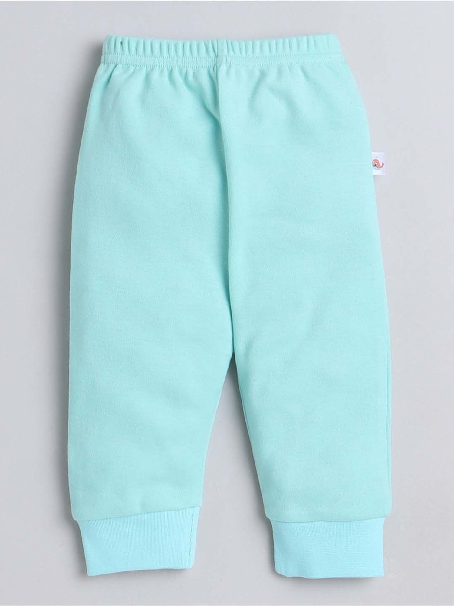 Bumzee Boys Mint Green & White Cotton Printed Pajamas (Pack of 4)