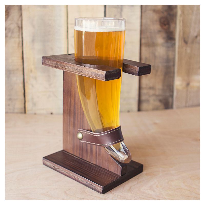 Blue Rose Polish Pottery Green Confetti Water Glass Set