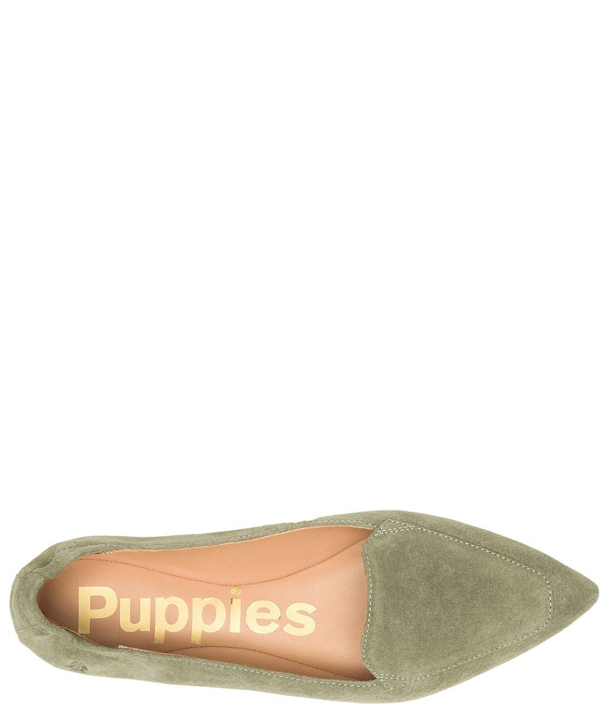 Hush Puppies Hazel Pointe Suede Loafers