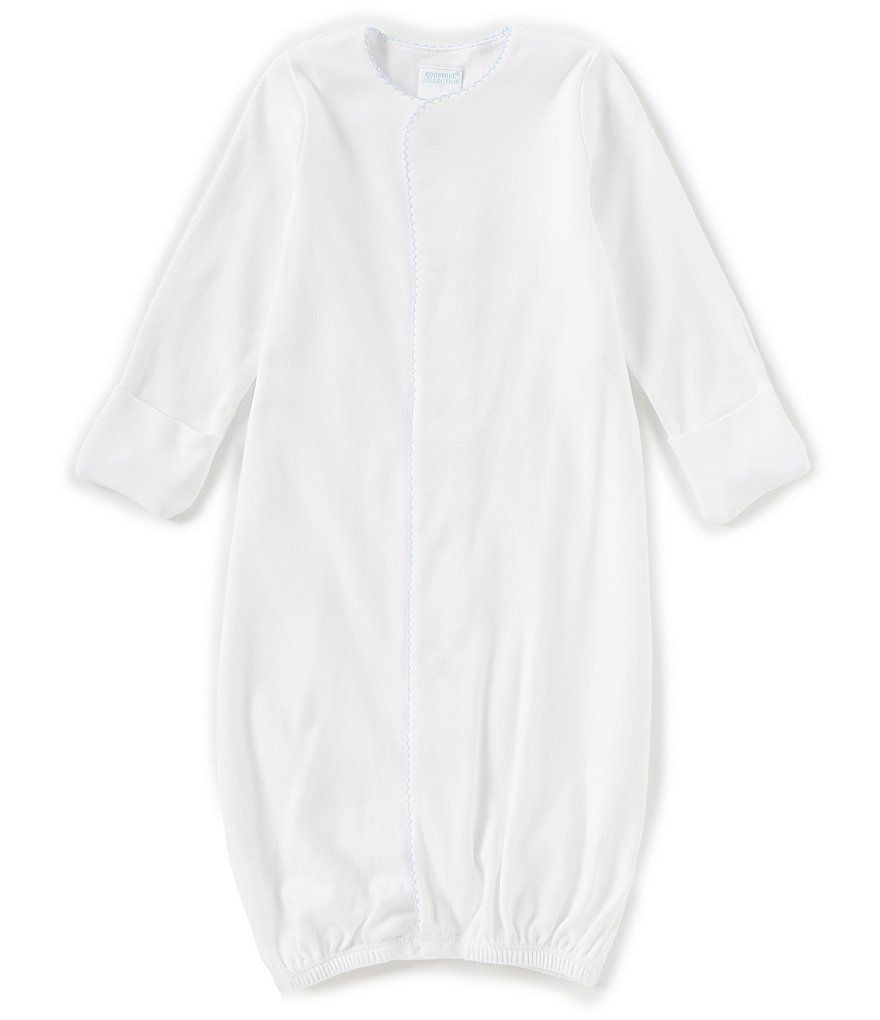 Luvable Friends Baby Boy Cotton Long-Sleeve Gowns 3pk, Little Man, 0-6 Months