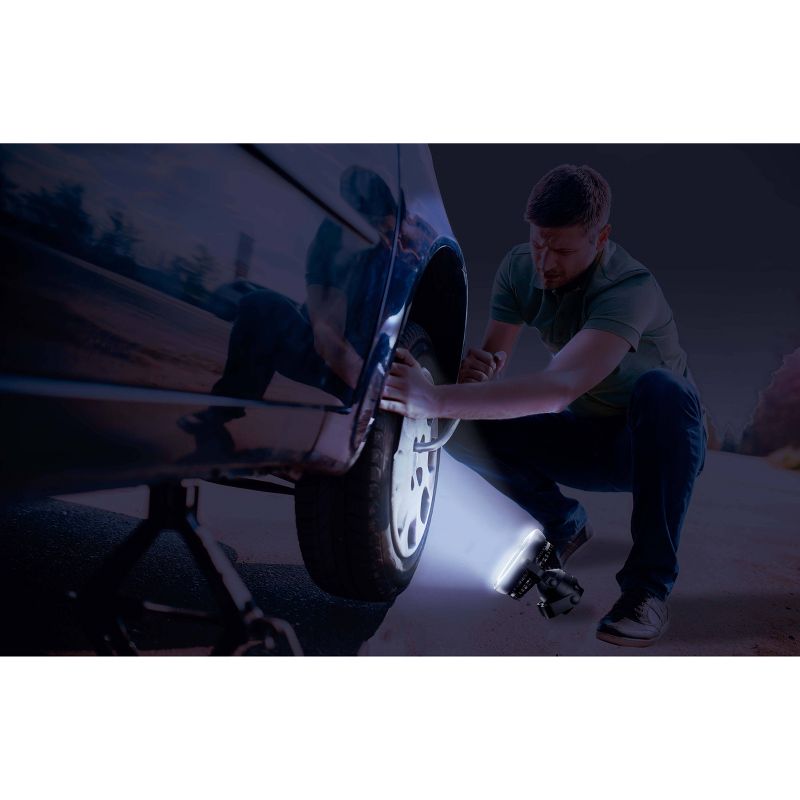 Climature Multipurpouse 2 In 1 Led Light And Portable Fan Black