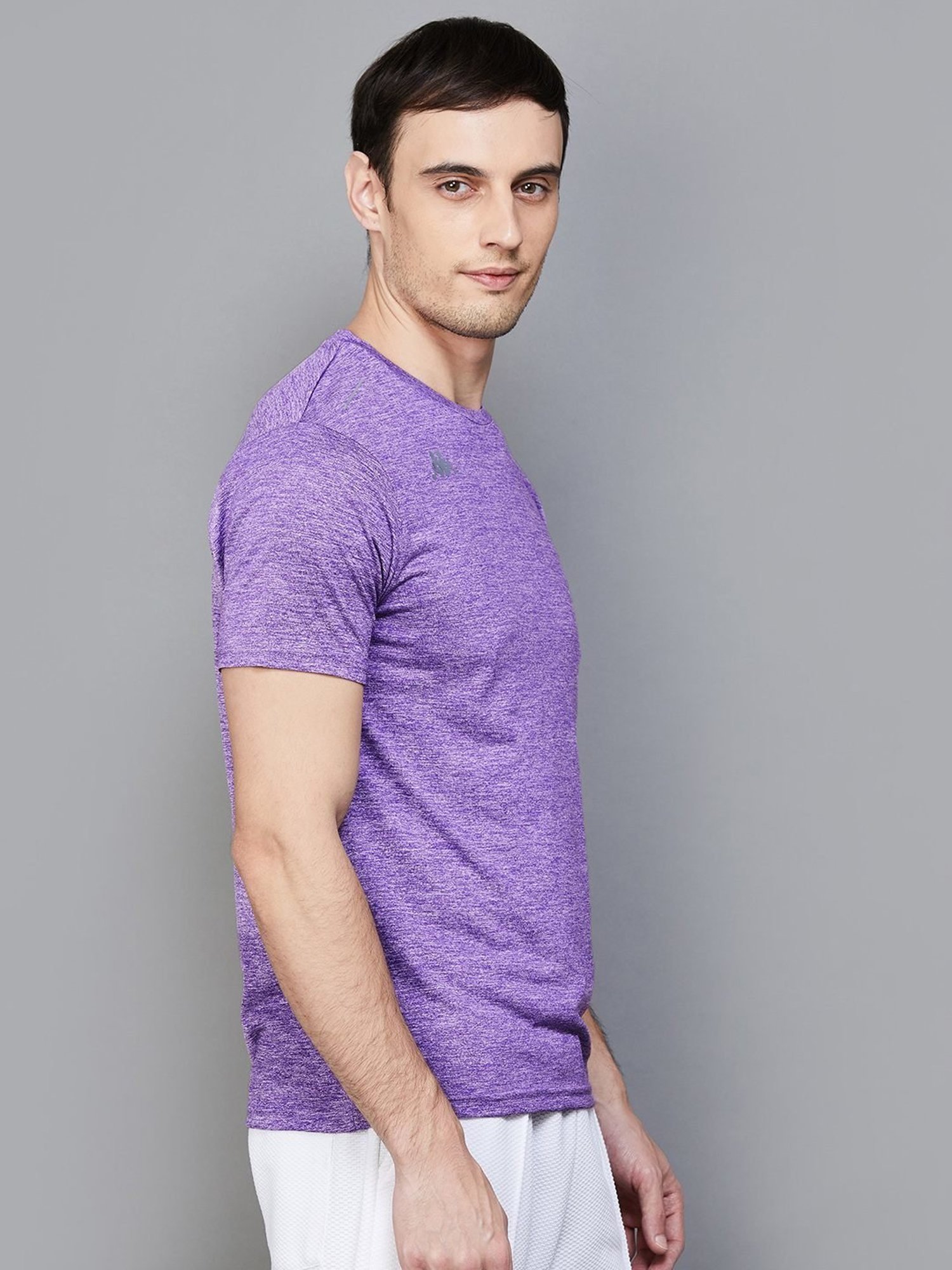KAPPA Purple Regular Fit Sports T-Shirt
