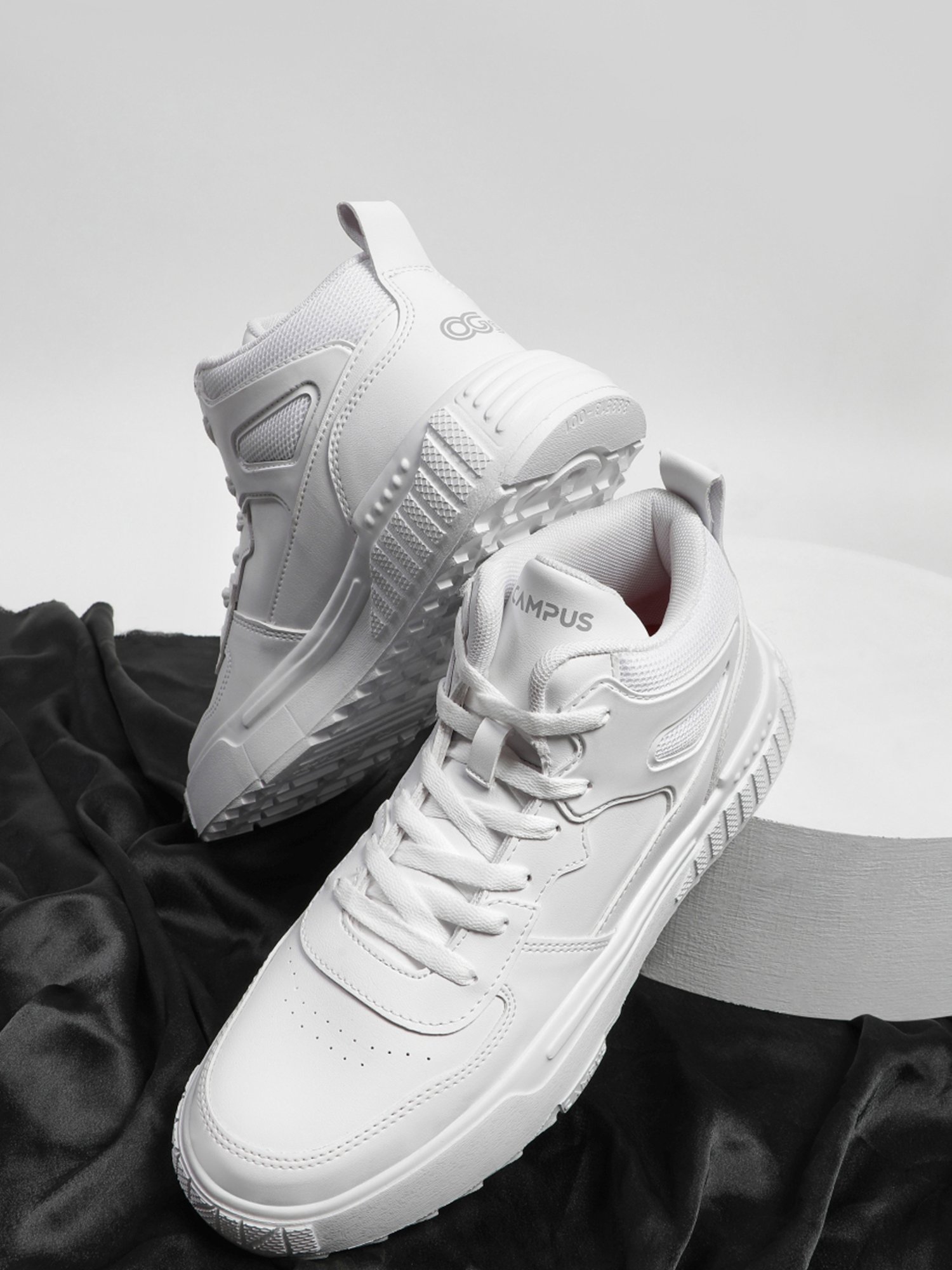 Campus Men's OGs Ivory Ankle High Sneakers