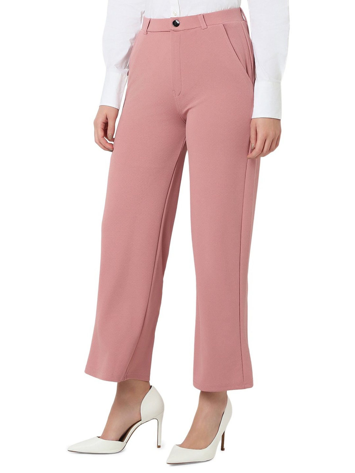 Smarty Pants Rose Gold Trousers