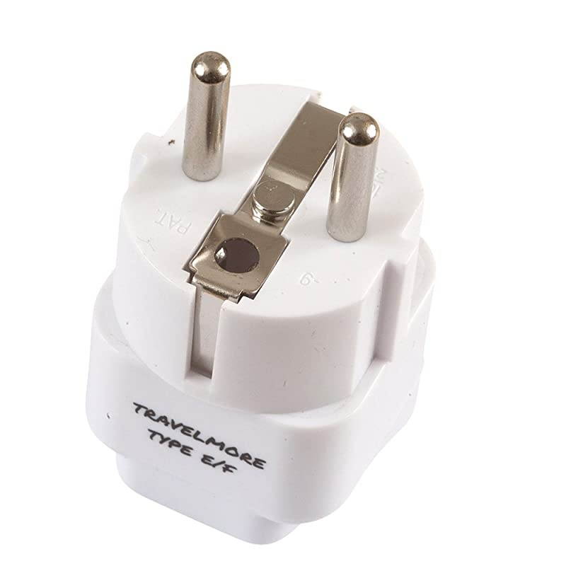 Pack European Travel Adapter Plug for European Outlets Type C Type E Type F Europe Plug Adapter Works in France Spain Italy Germany Netherlands Belgium Poland Russia More