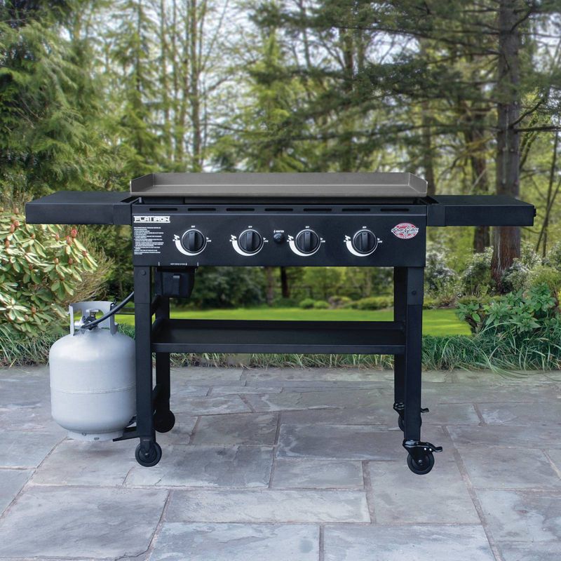 Char-Griller E8936 Flat Iron 4 Burner Griddle