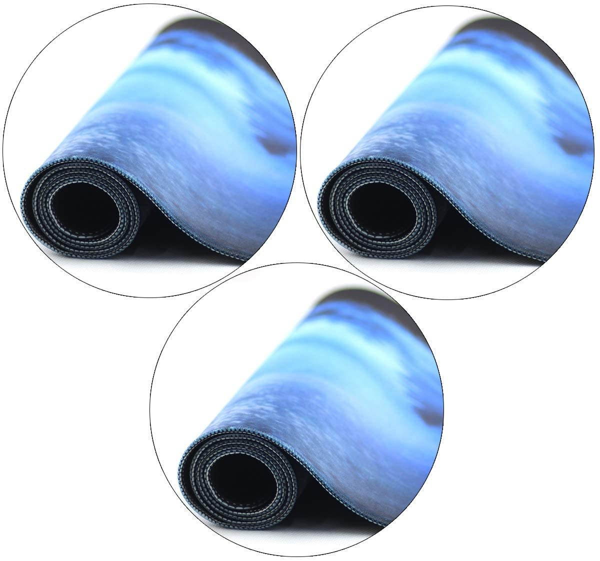 Large Gaming Mouse Pad with Nonslip Base|Extended XXL Size, Heavy|Thick, Comfy, Waterproof & Foldable Mat for Desktop, Laptop, Keyboard, Consoles & More|Enjoy Precise (Wolf 3pcs)