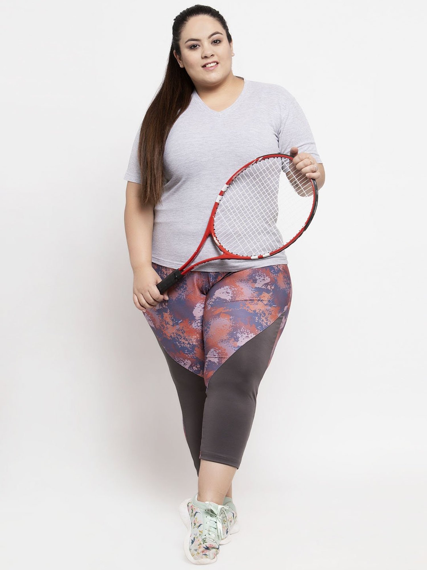 Melon by PlusS Multicolor Printed Capris