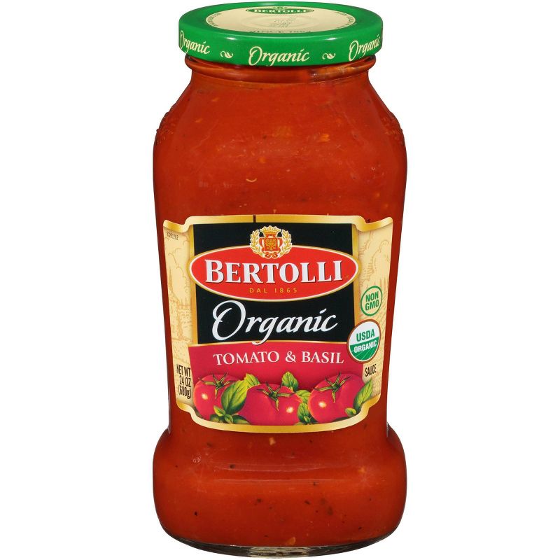 Bertolli Organic Tomato & Basil Pasta Sauce - 24oz