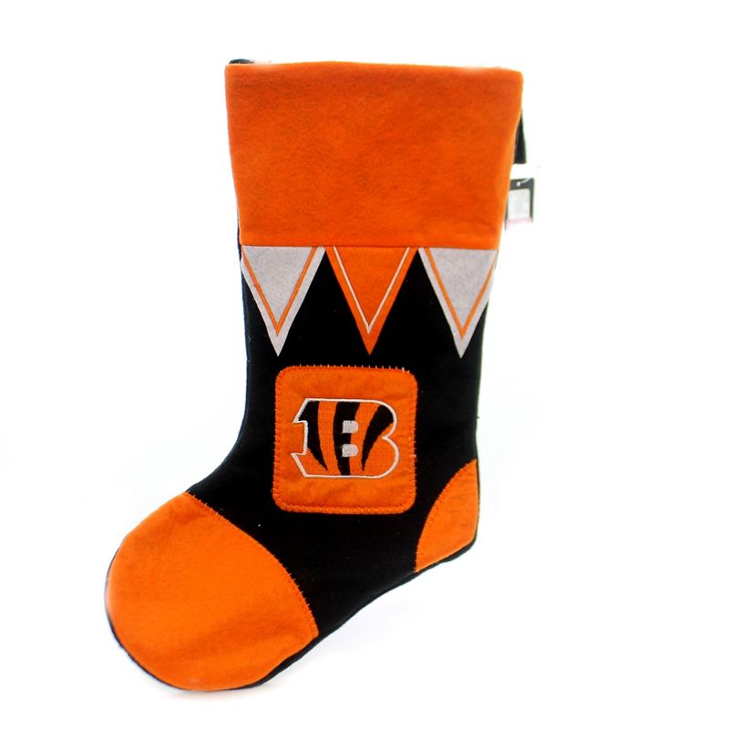 Christmas 18.0" Cincinnati Bengals Stocking Nfl Football  -  Holiday Stockings
