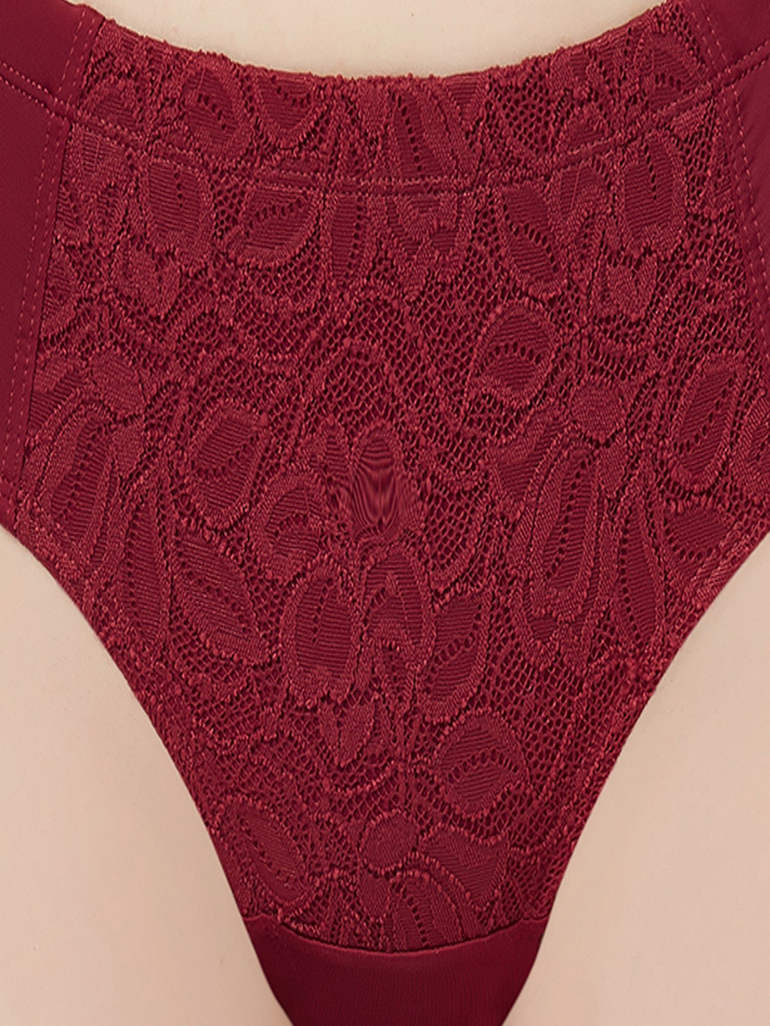 Soie Red & Green Lace Hipster Panty (Pack of 2)