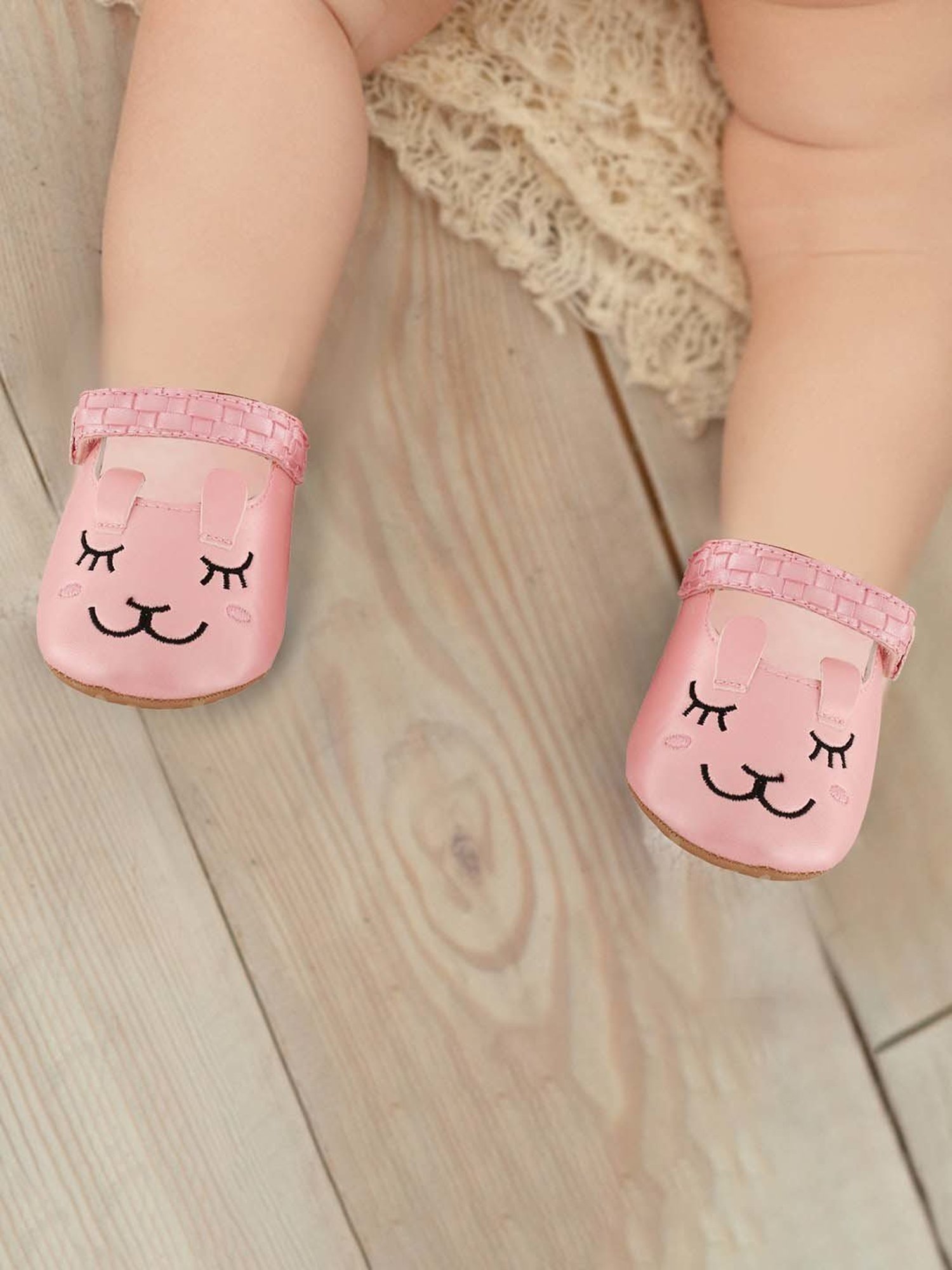 Baby Moo Kids Pink Mary Jane Shoes