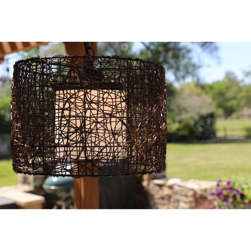 Outdoor Pendant Light Kenroy Bronze Metal