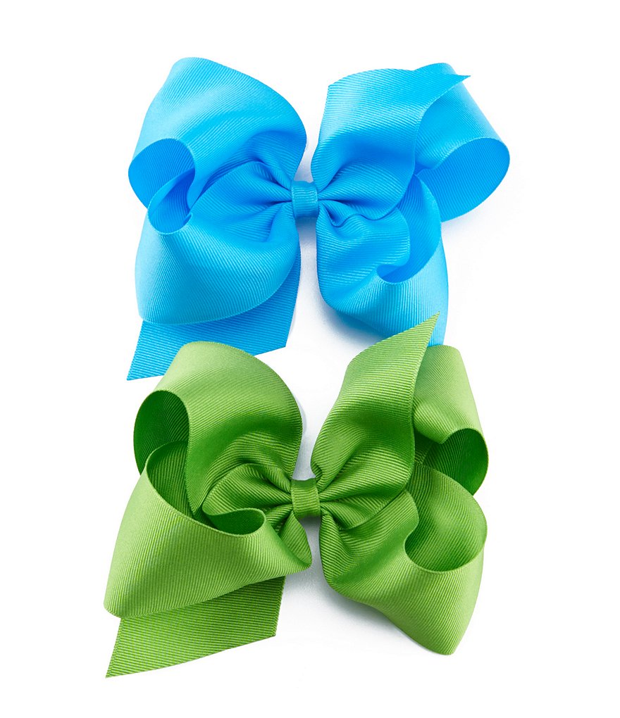 Copper Key Girls Grosgrain King Bows 2-Pack