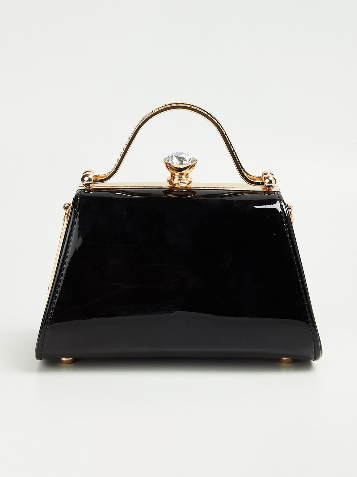 Code by Lifestyle Black Embellished Handbag