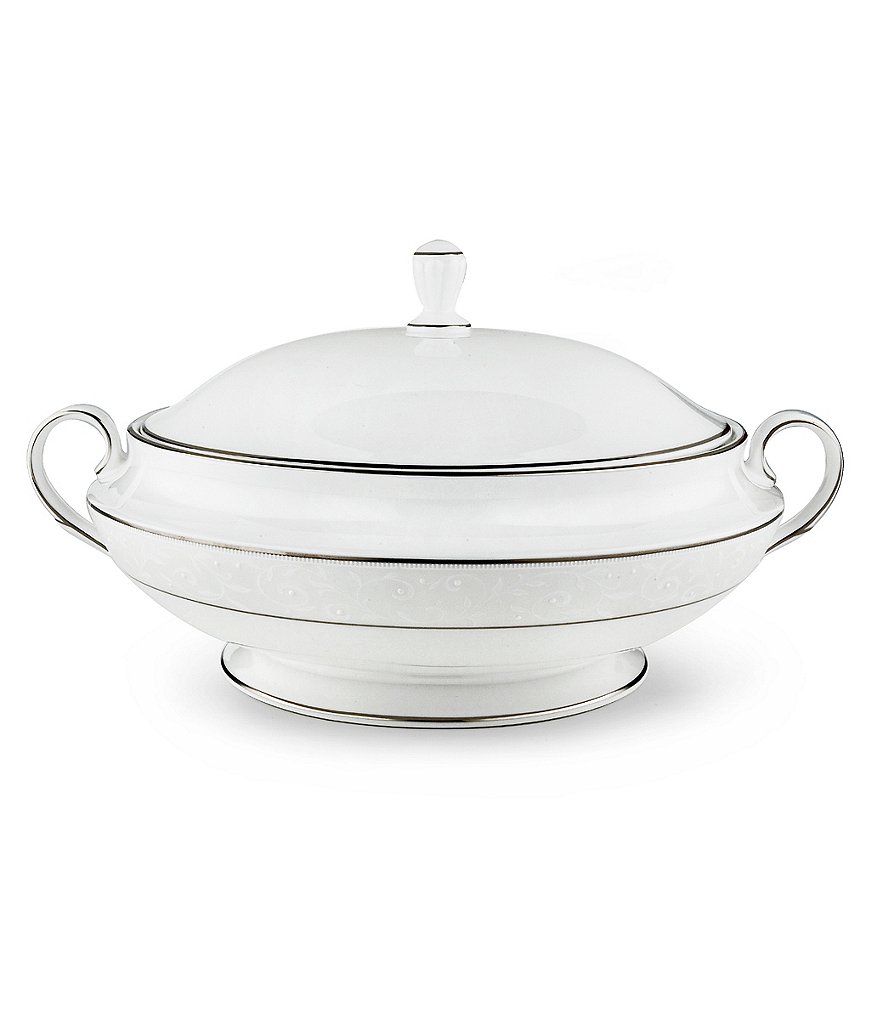 Lenox Artemis Floral Platinum Bone China Accent Salad Plate