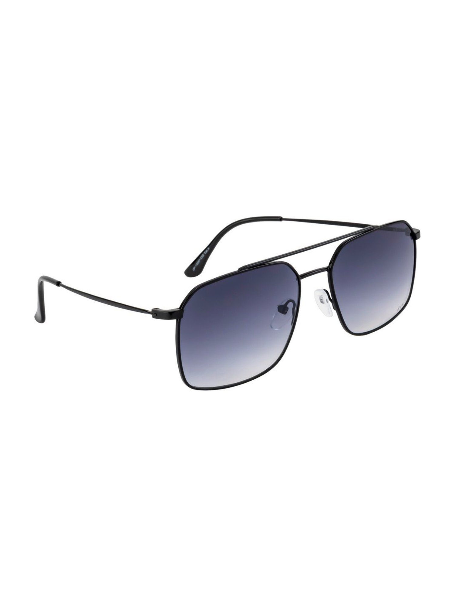 Opium Grey Full Rim Square Sunglasses For Men