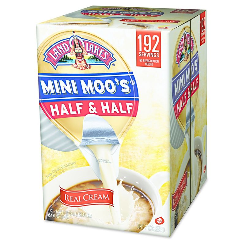 Land O' Lakes Mini Moo's Half & Half - Single Serve Pods - 192ct/54 fl oz