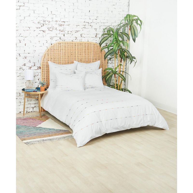 King Oakdale Duvet Cover Set Gray - Stone Cottage