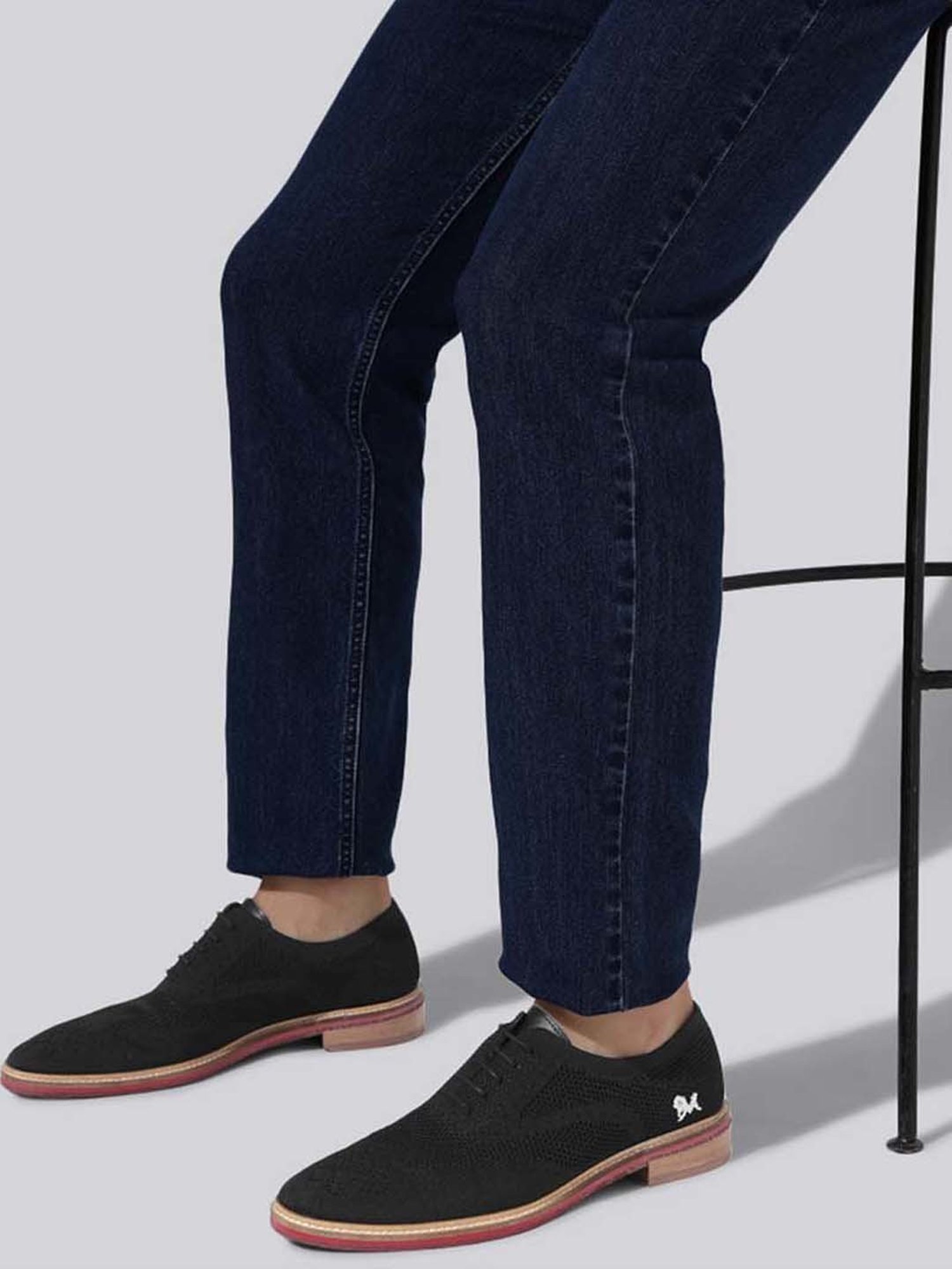 Neemans Men's Black Oxford Shoes