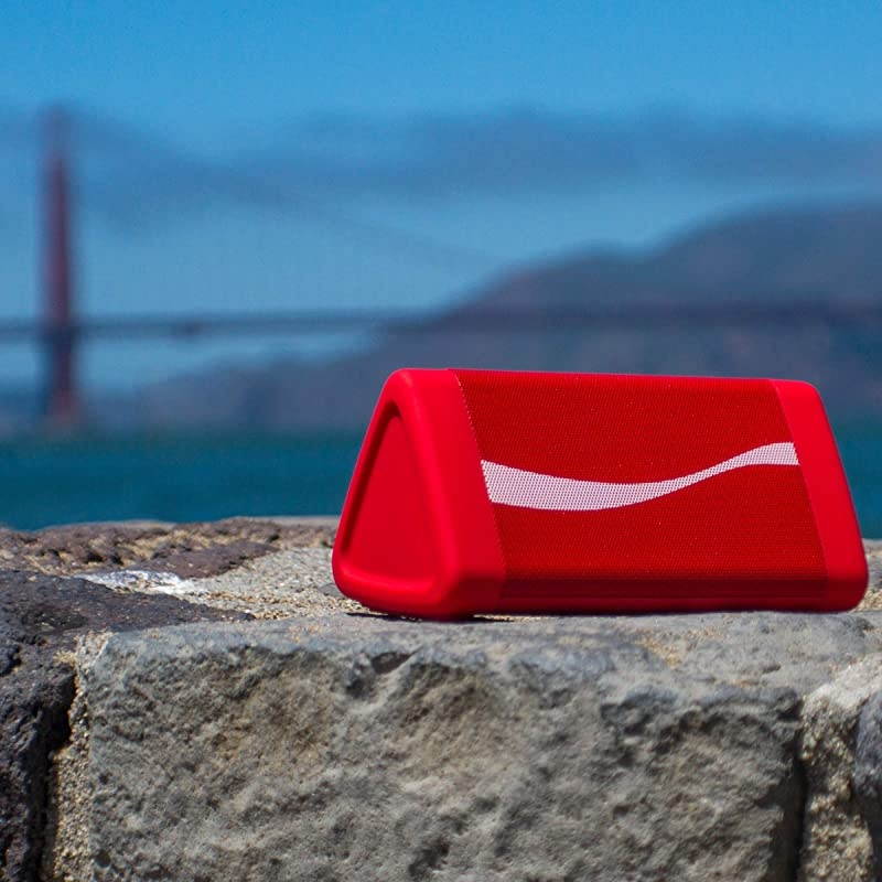 Angle 3 CocaCola Edition Enhanced Stereo IPX5 Splashproof Bluetooth Speaker with AMP 10 Watts Power Bass Radiator 100 Wireless Range Bluetooth 42