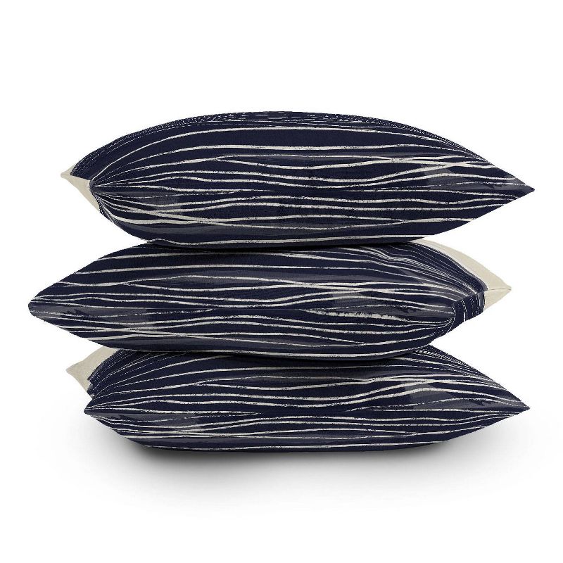 16"x16" Alisa Galitsyna Abstract Seascape Square Throw Pillow - Deny Designs