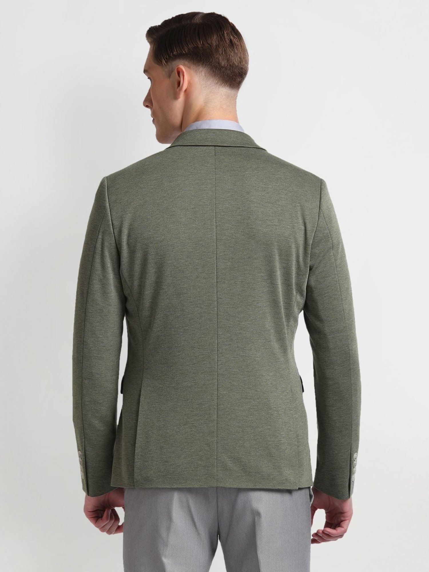 Arrow Green Slim Fit Blazer