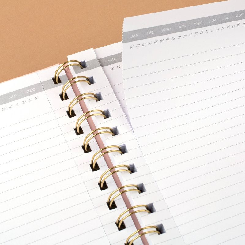 80 sheet 1 Subject Spiral Notebook 8.25"x5.75" Hardcover Petal Pink - Cambridge