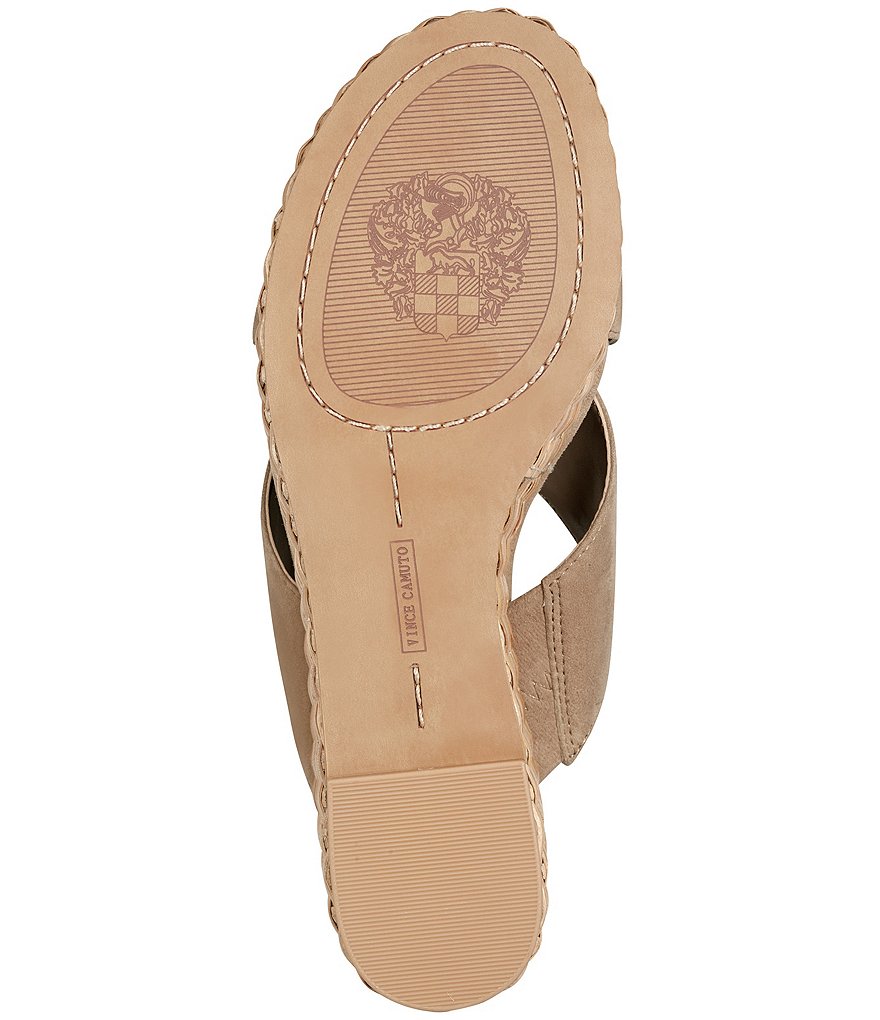 Vince Camuto Greathel Suede X-Band Wedge Sandals