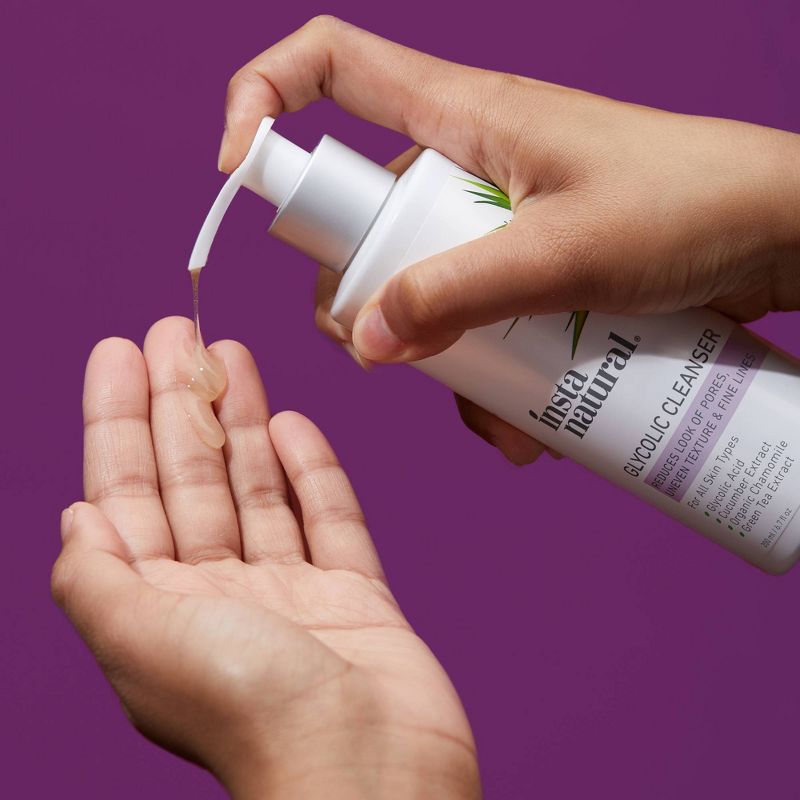 InstaNatural Glycolic Acid Face Wash – 6.7 fl oz