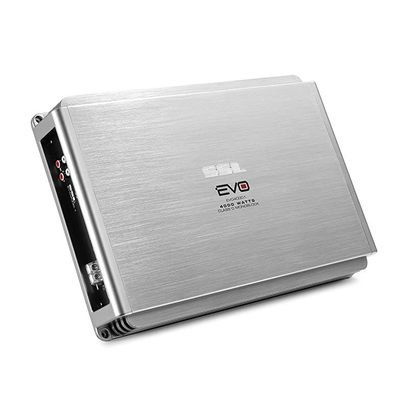 Storm EVO1500.1 EVO 1500 Watt, 2 Ohm Stable Class A/B, Monoblock, MOSFET Car Amplifier with Remote Subwoofer Control