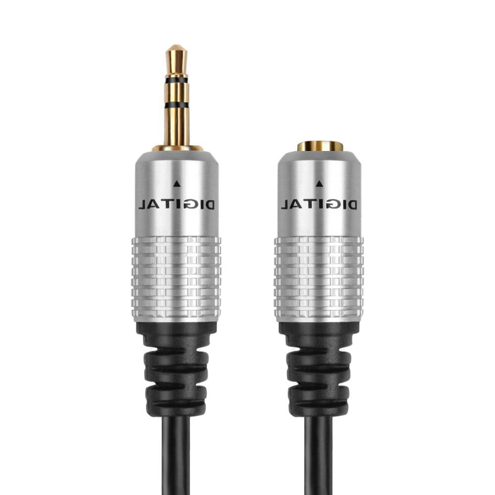 AUX Headphone 3.5mm Extension Cable (10 Feet) - Male to Female Extender Audio Auxiliary Jack Adapter Wire Cord Plug Connector for iPhone iPod iPad, Smartphone Tablet, Home Car Speaker System