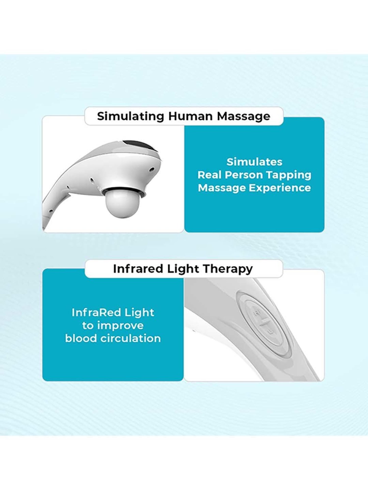 beatXP Stream Prime Hammer Massager (Glossy Silver)