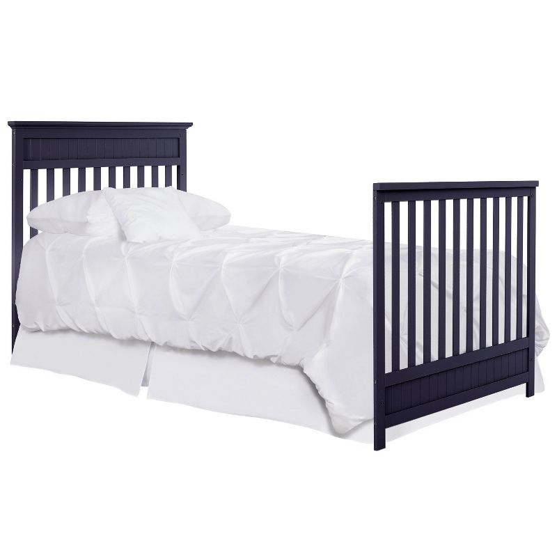 Dream On Me Aspen 4-in-1 Convertible Mini Crib - Navy