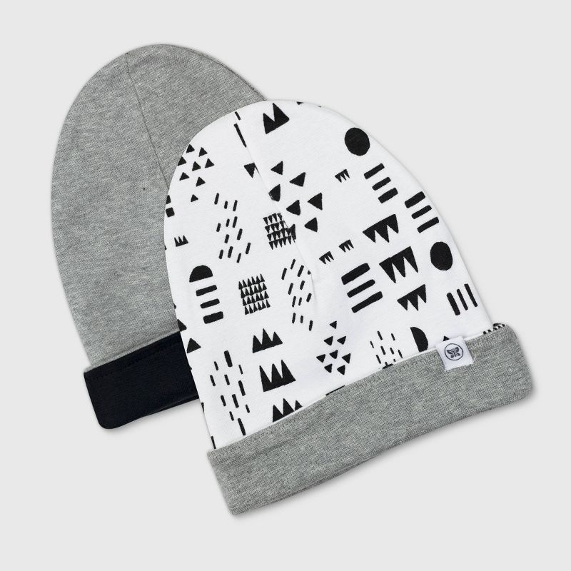 Yoga Sprout Baby Boy Cotton Caps 3pk, Fox, 0-6 Months