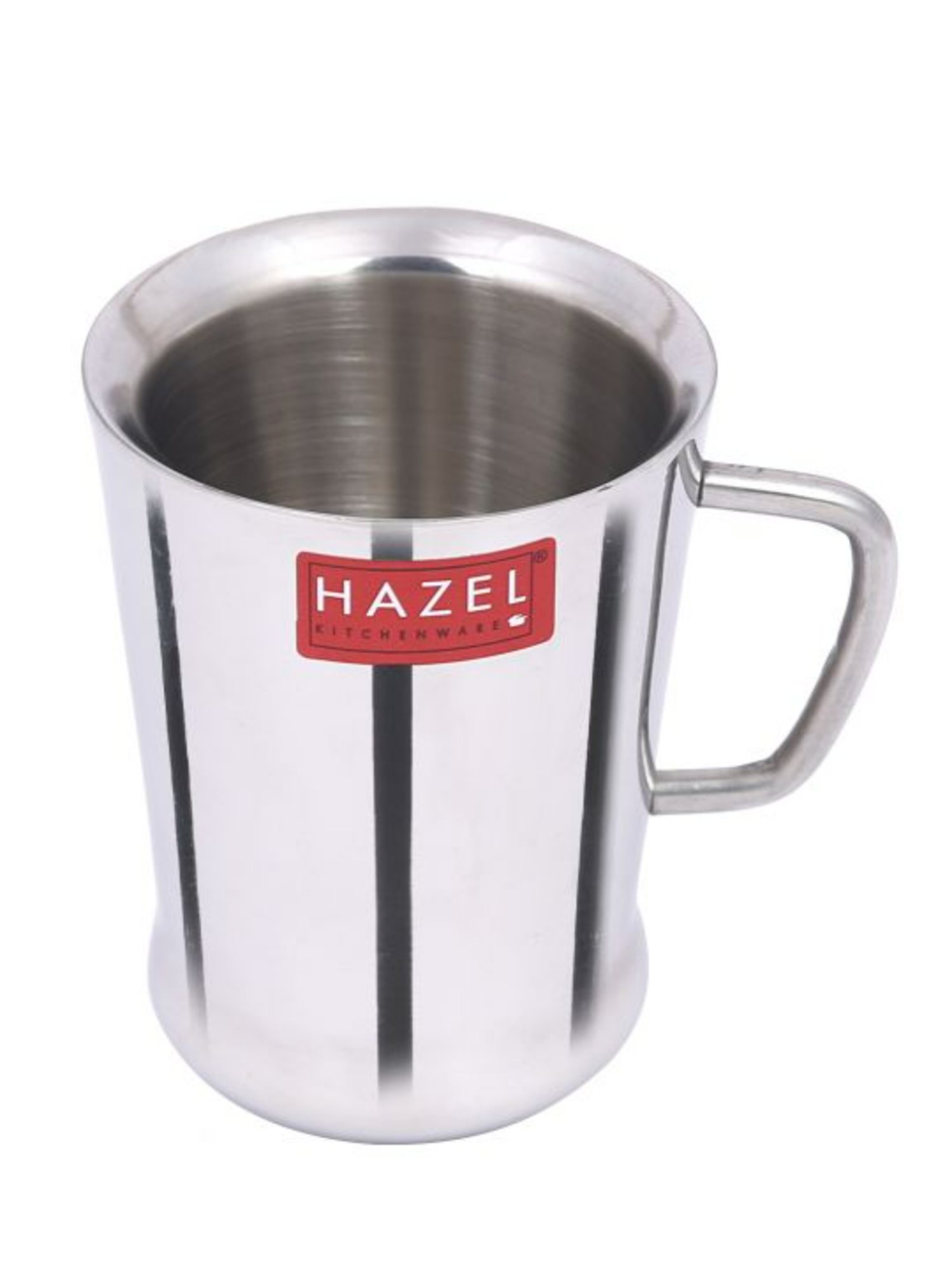 HAZEL Silver Stainless Steel Tea & Coffee Spice Cup - Set of 1