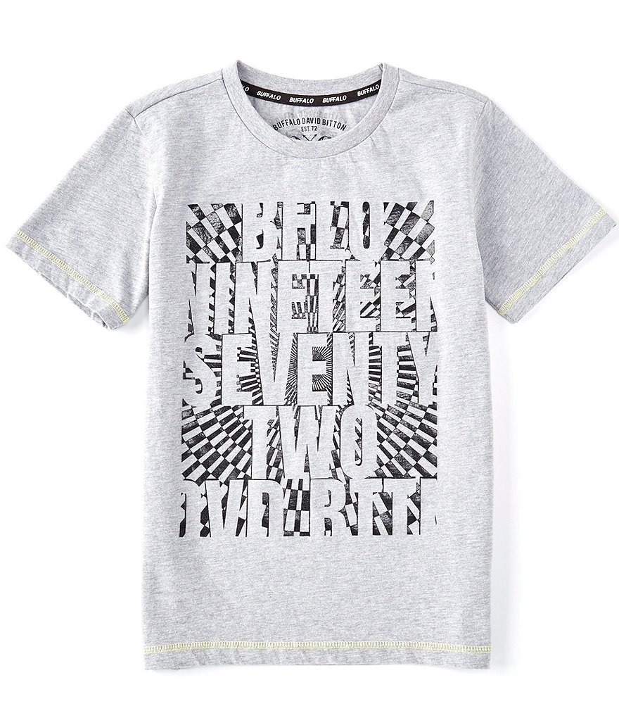 Buffalo David Bitton Big Boys 8-20 Short-Sleeve 1972 Graphic Tee