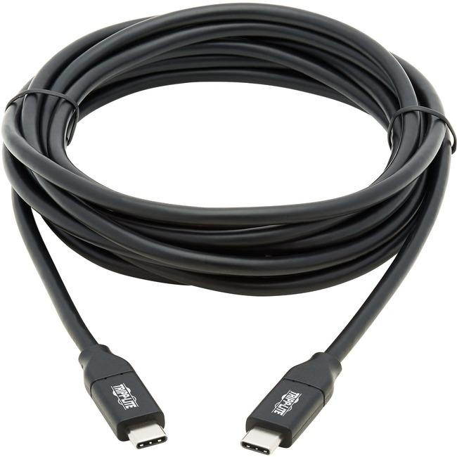 Tripp Lite 9.8ft USB Type C to USB C USB 2.0 Charging Cable Black