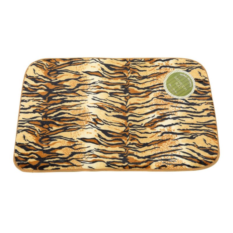 Carnation Home Fashions "Tiger" Faux Fur Bath Mat
