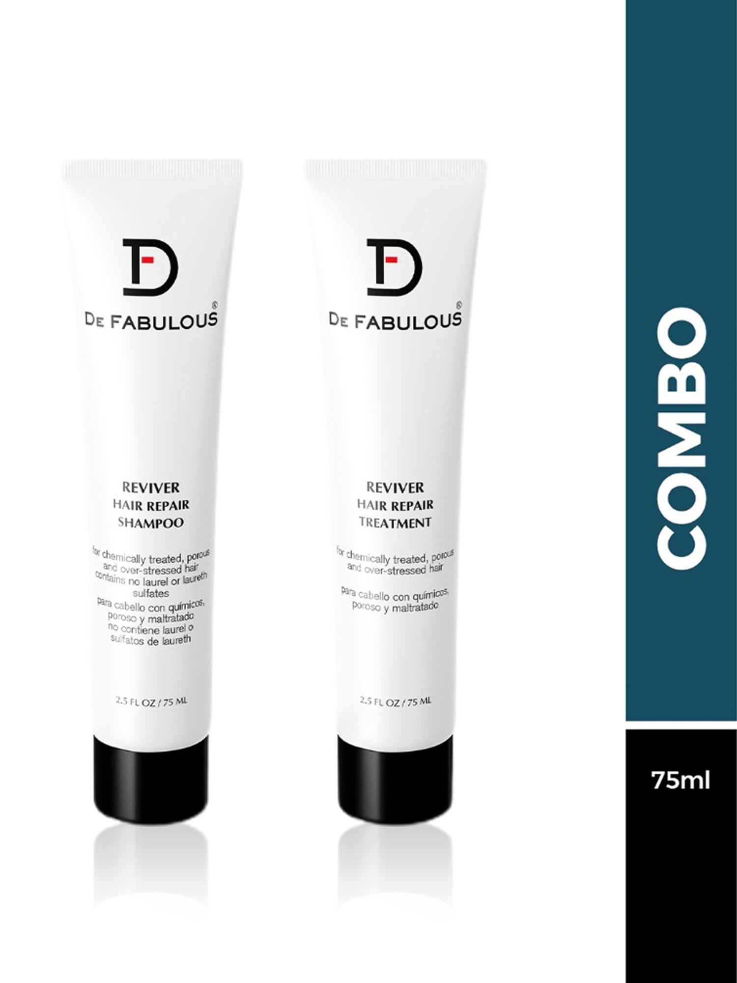 De Fabulous Reviver Hair Repair Shampoo & Treatment Combo