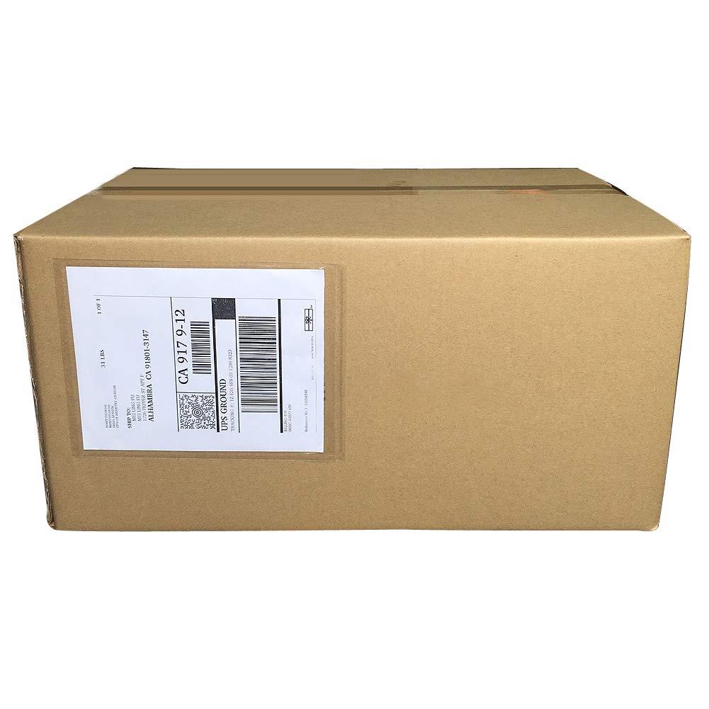 9527 Product 6" x 9" Clear Adhesive Top Loading Packing List Clear Shipping Pouches, Mailing/Shipping Label Envelopes (100 Pack)