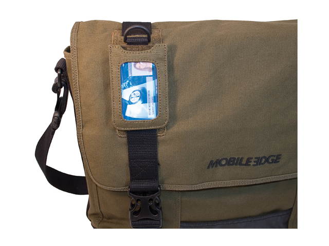 Mobile Edge Olive 17.3" Eco-Friendly Laptop Messenger Model MECME9